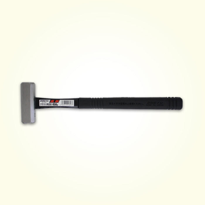 Dogyu Octagonal Genno Hammer with Black Fiberglass Handle 300g #01845