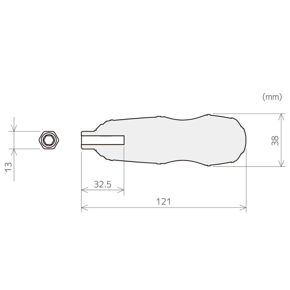 Engineer GT Drive and Phillips/Slotted Long Bit 5-Piece Set DZ-73