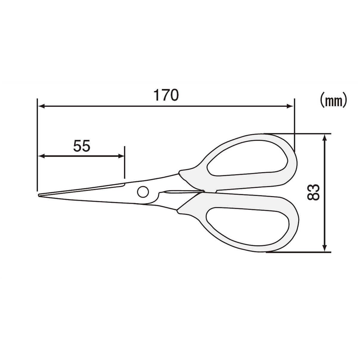 Engineer Tetsuwan Scissors Heavy Duty 55 mm Blade PH-50