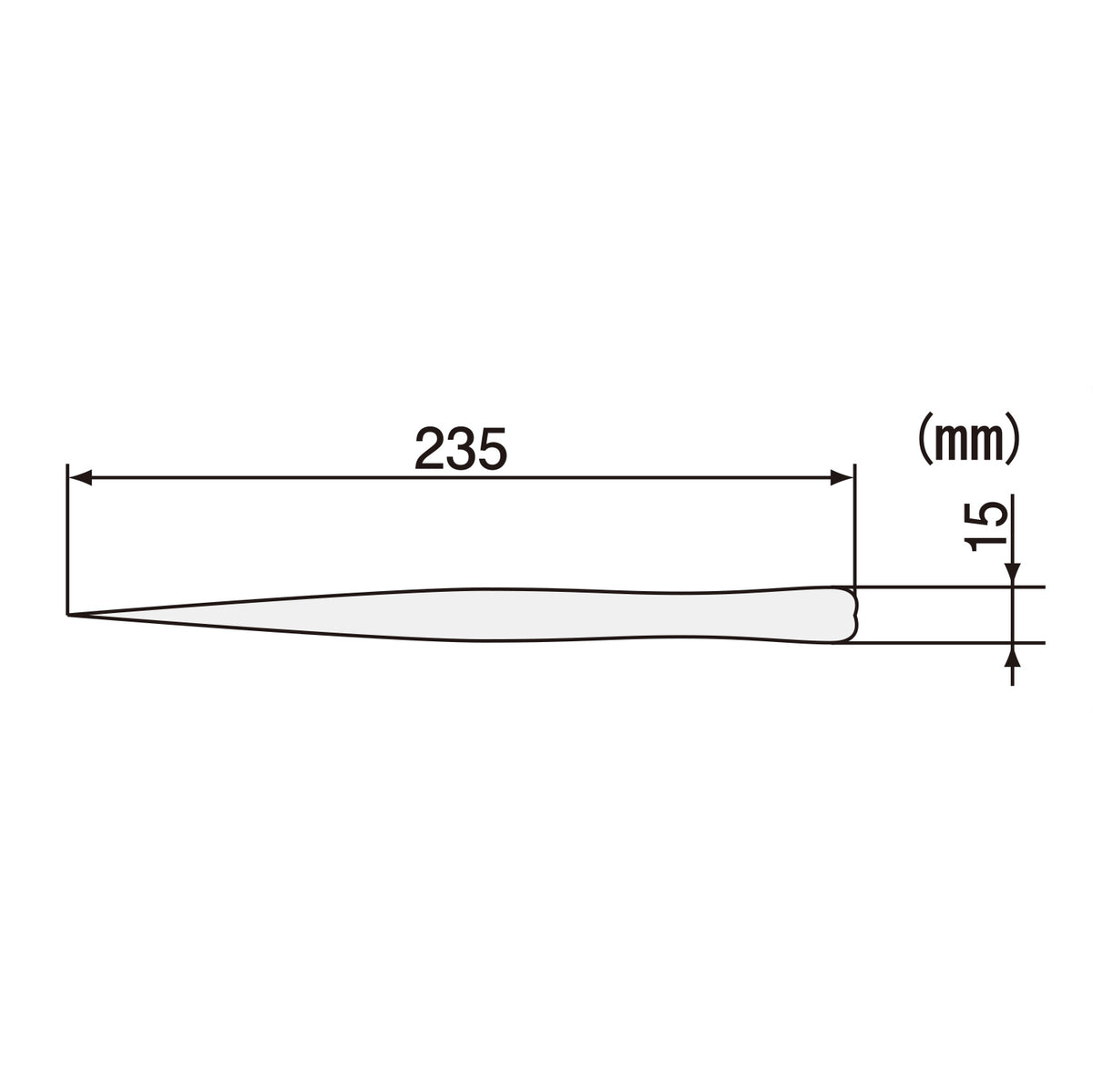Engineer Stainless Steel Tweezers Multi-Purpose Long Type 235 mm PT-11