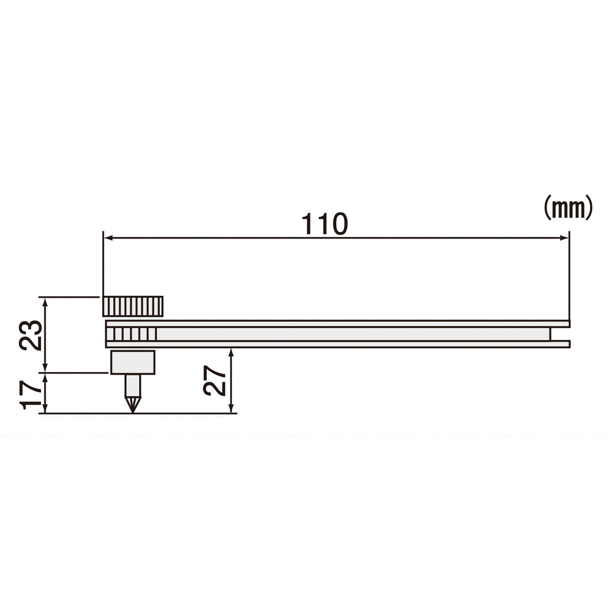 Engineer Offset Ratchet Screwdriver Phillips No.2 and Slotted 6 mm DR-05