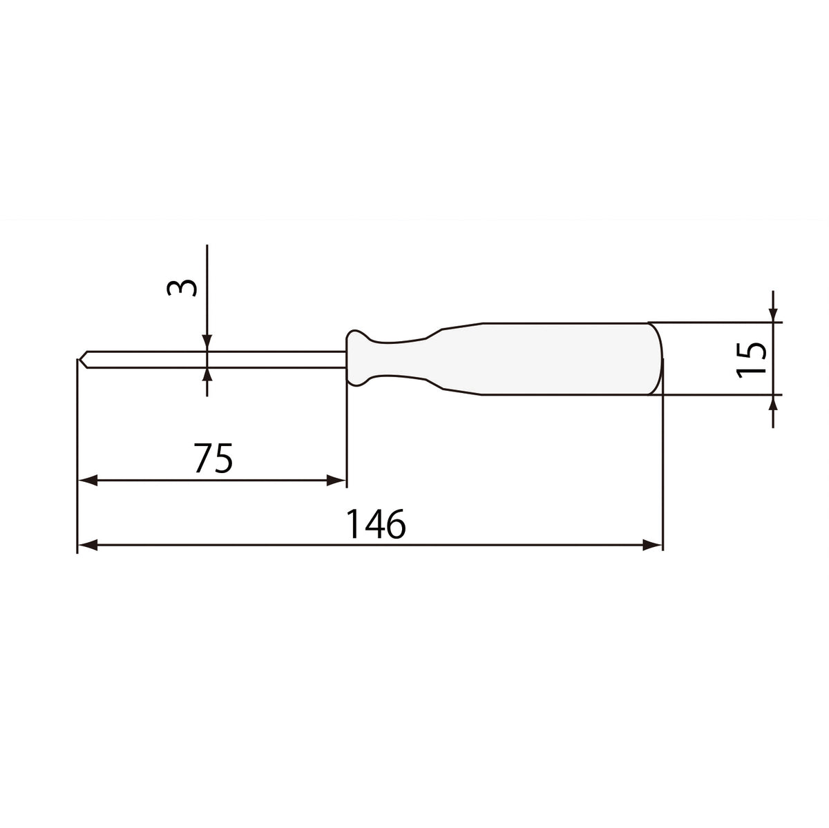 Engineer Pro Use Screwdriver Phillips No.00 DP-03