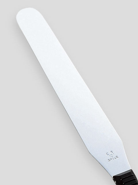 Nisaku Stainless Steel Spatula 250mm, Plastic Handle No.410