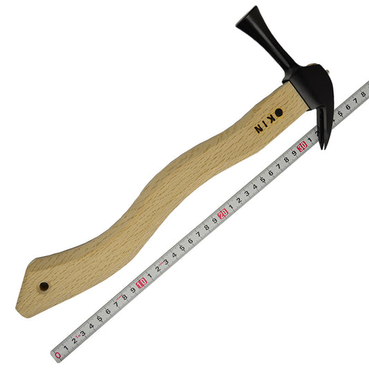 Marukin Kariwaku Hammer, Black, Smooth Face, Small Head, Square Wave-Curve, 350mm