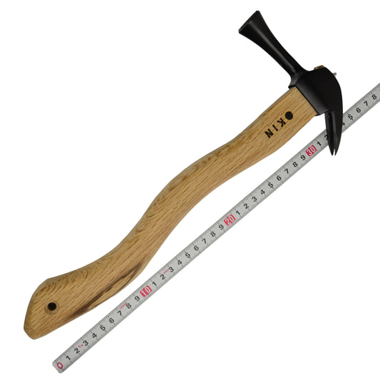 Marukin Kariwaku Hammer, Black, Milled Face, Small Head, Wave-Curve, 350mm