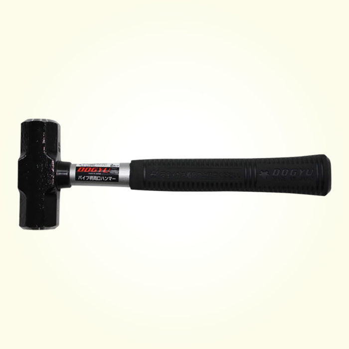Dogyu Double-Faced Hammer with Steel Pipe Handle 2lb #00672