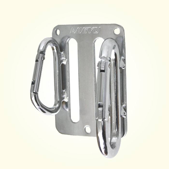 Dogyu Plated Double Carabiner Tool Hook F-68 SxL #02795