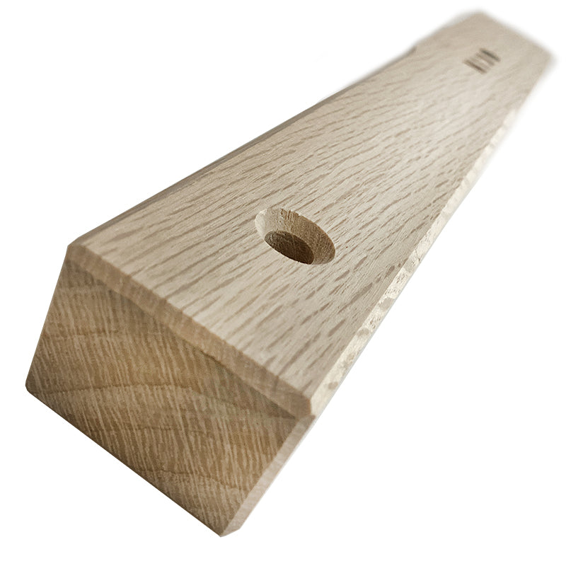 Marukin Oak Butaiya Hammer Handle, Square, 250mm Short, Eye 11x33mm