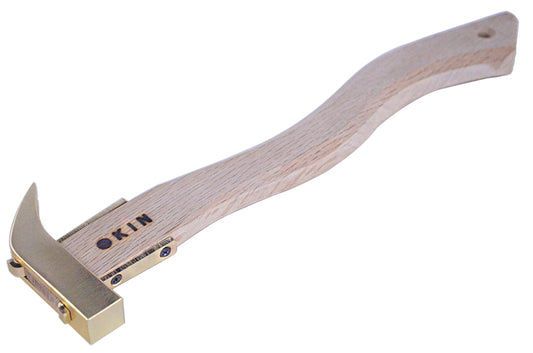 Marukin Butaiya Hammer (Naguri), Square Wave-Curve, Gold, 350mm, Short Head