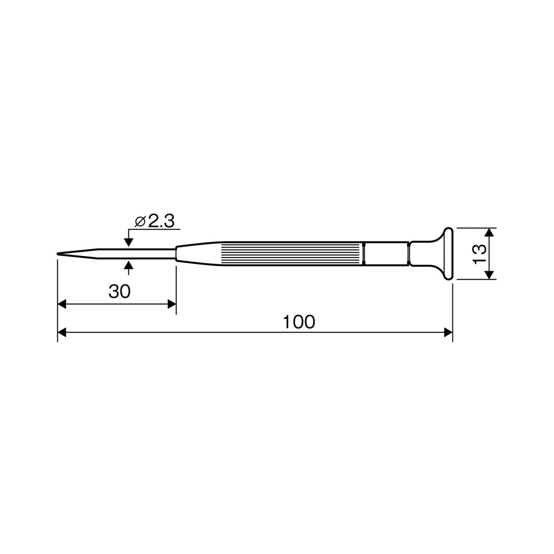 Anex Round Awl 84