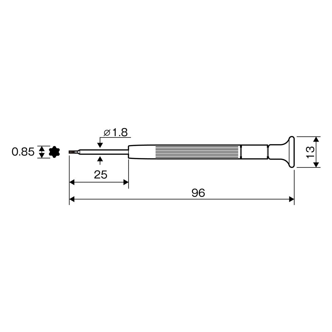 Anex Precision Torx Screwdriver T1 86