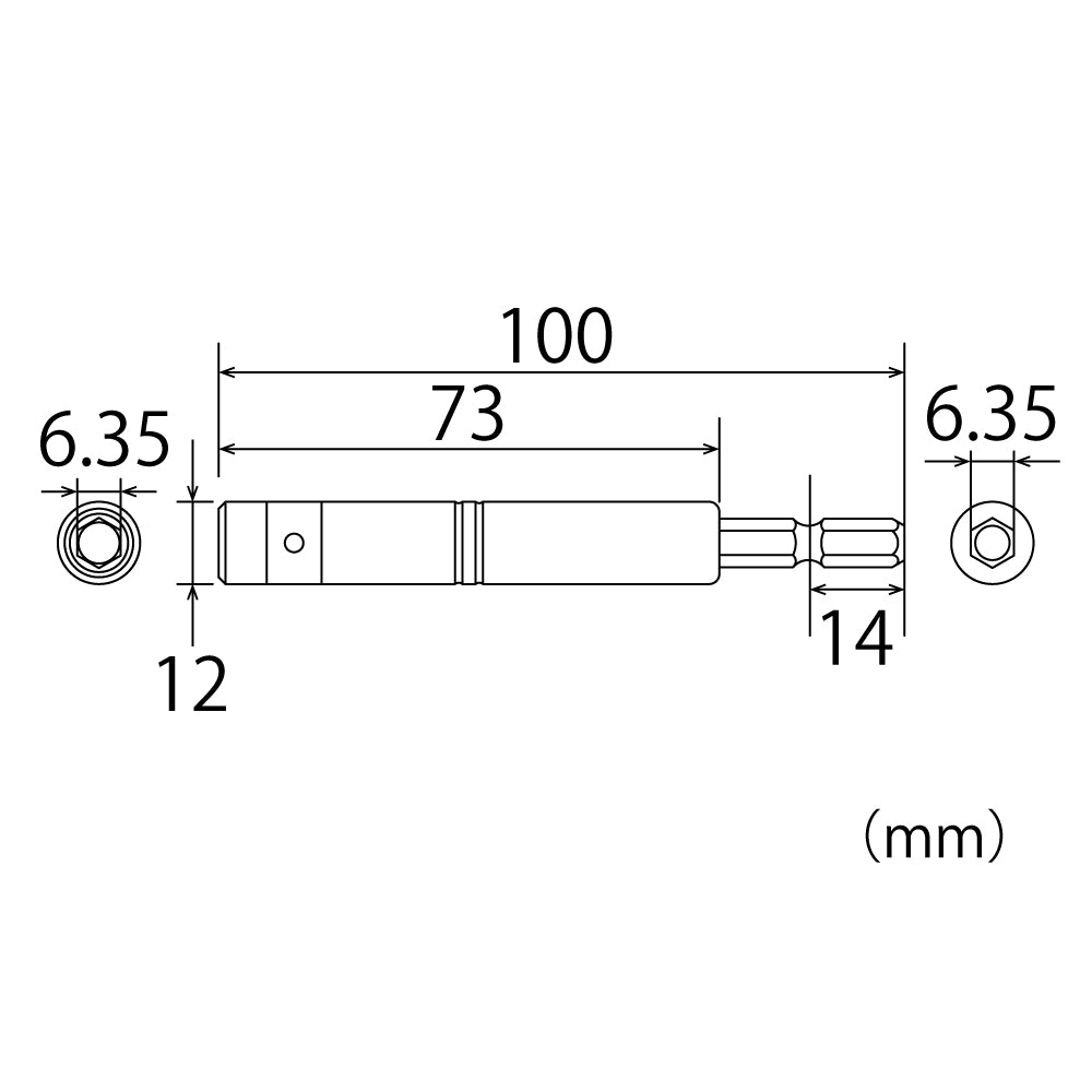 TOP Kogyo Extension Bar 100mm EEX-100