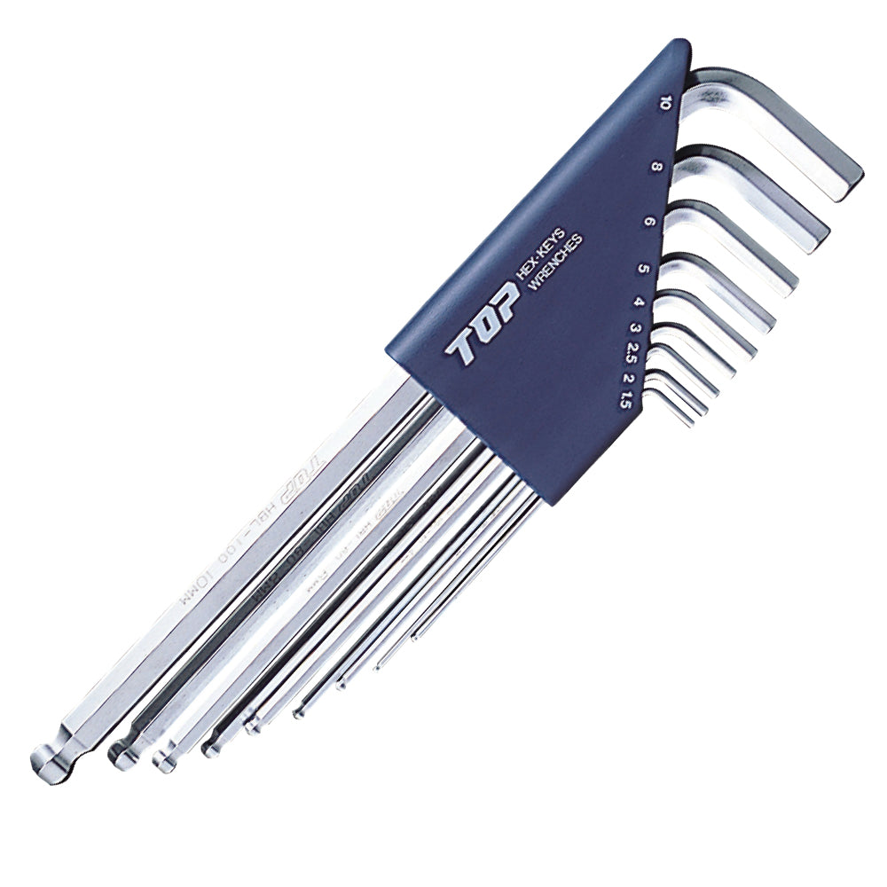 TOP Kogyo Long Ball Point Hex Key Wrench Set HBL-9000
