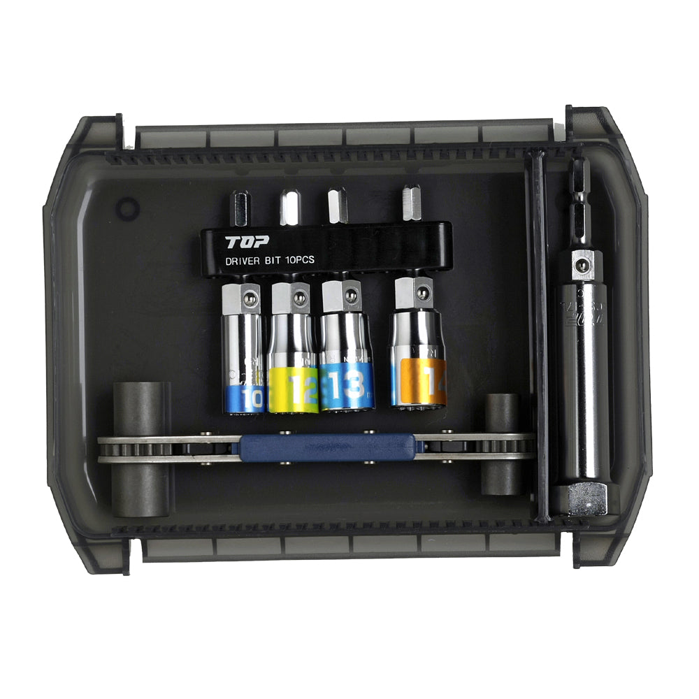 TOP Kogyo Raku-Latch Multi Socket Set with Case PRW-6LS