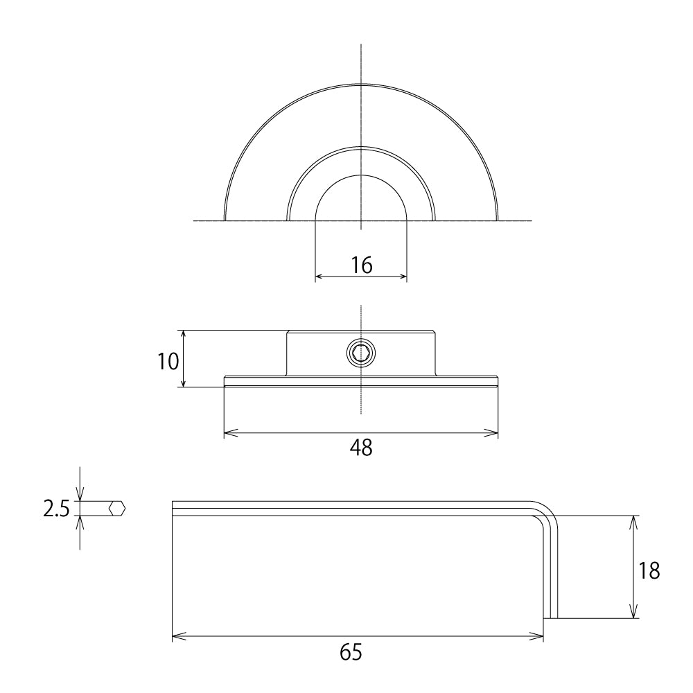 TOP Kogyo Guide Plate for PVC Pipe Inner Diameter Cutter 48mm TNC-40G