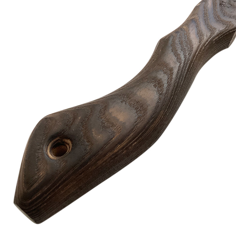 Marukin Sheet Metal Hammer, Stainless Burikiya 21mm, Burnt Finish, Wave-Curve, 250mm Short