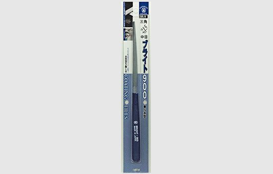 Tsubosan Bright-900 Needle File Triangular Medium 215 mm BR9