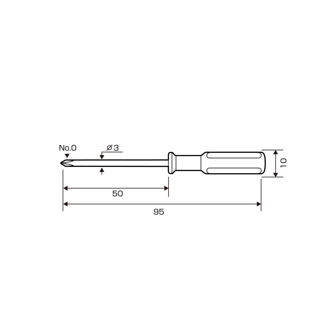 Anex Precision Phillips Screwdriver +0x50 1110