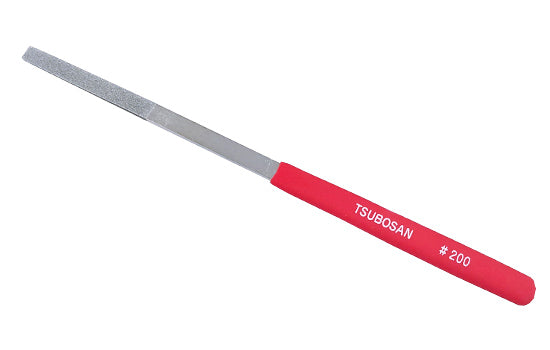 Tsubosan Diamond Taper File K-8 Flat Taper 200 mm #200 DKHI082T