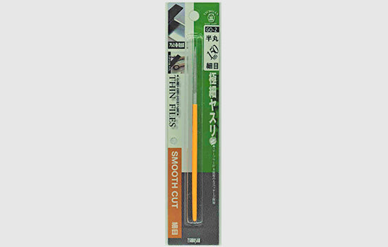Tsubosan Extra Slim File Half Round 150 mm GO2
