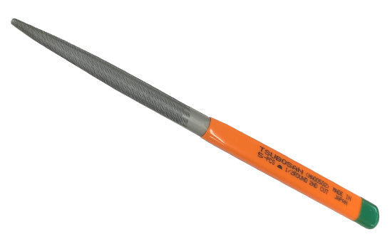 Tsubosan Needle File Half Round Medium 170 mm Pack of 12 HA01202