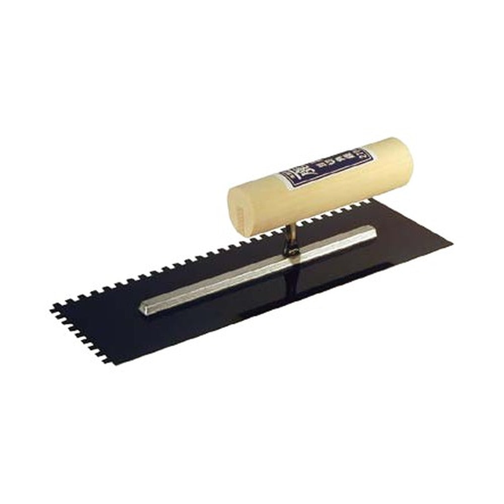 Kaneshika Oil-tempered Notched Square Trowel 240mm #11212400013