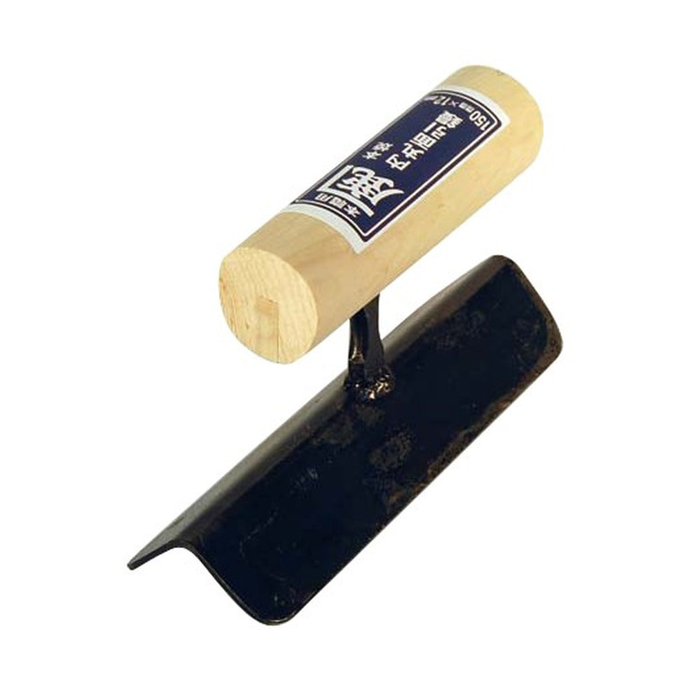 Kaneshika Honyaki Center-Neck Inside Round Edging Trowel 150mm R6mm #11600601511