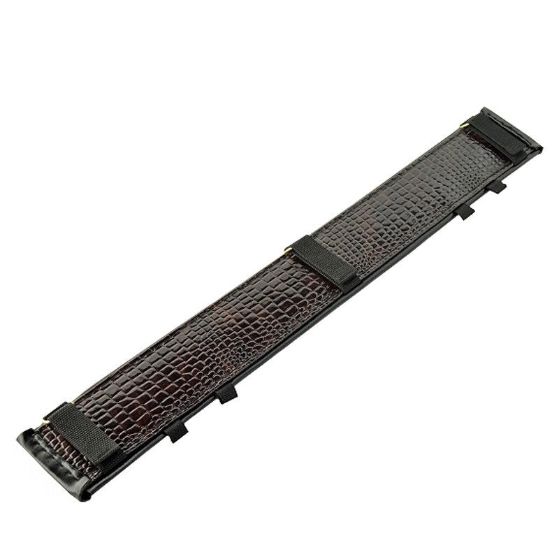 Marukin Padded Work Belt, Brown Croc Pattern