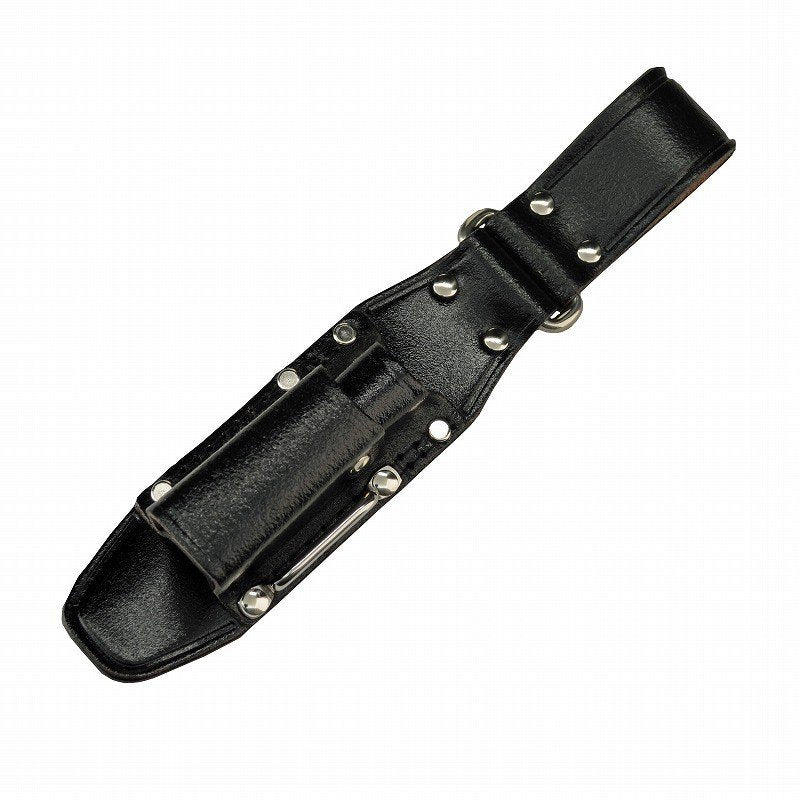 Marukin Black Leather Tool Holder, 2 Slots (Inner 20x20mm / Outer 25x15mm) TK-03