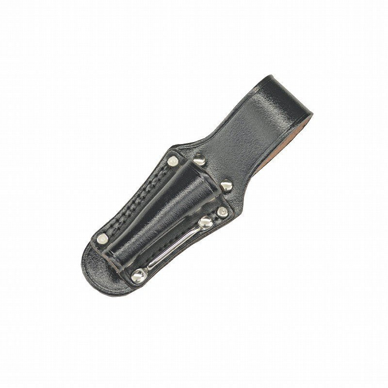 Marukin Black Leather Tool Holder, 1 Slot (30x25mm), H210mm Depth 90mm, Eye Strap TK-24
