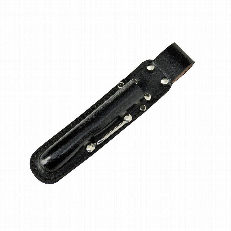 Marukin Black Leather Tool Holder, 1 Slot (20x20mm), H250mm Depth 140mm, Eye Strap TK-31