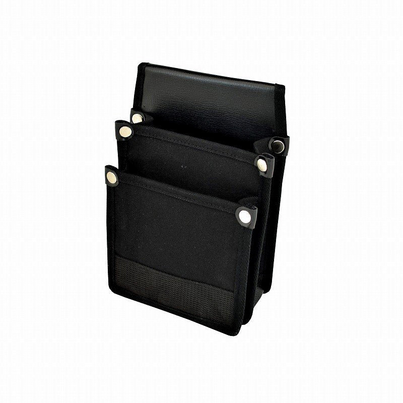 Marukin Canvas Waist Pouch with Inner Pocket (Small), Black YKII-01