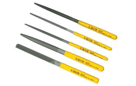 Tsubosan Quick Cut Needle File Medium 215 mm Set of 5 QST0052