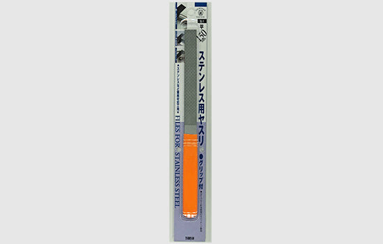 Tsubosan Stainless Steel File Flat 150 mm with Grip SL1