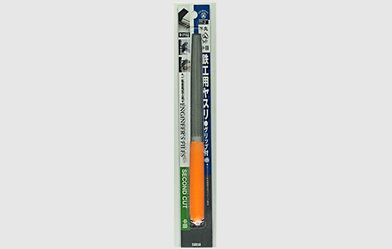 Tsubosan Engineer's File with Grip 150 mm Half Round Medium TT2
