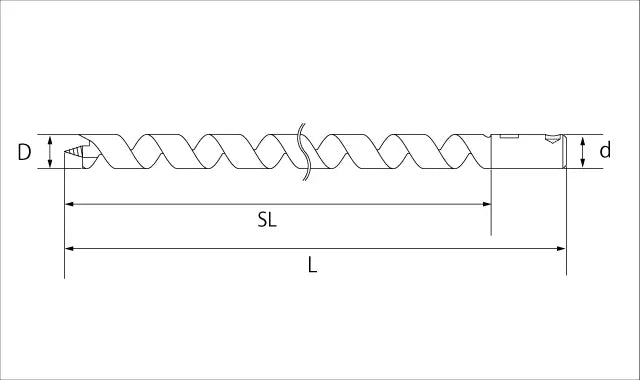 Star-M Replacement Drill for T.C.T. P-Type Counterbore Bit 15mm 28P-D150