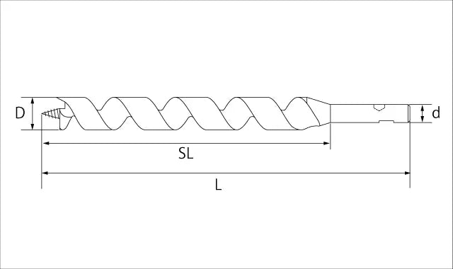 Star-M Replacement Drill for T.C.T. Radius Counterbore Bit 24mm 28R-D240