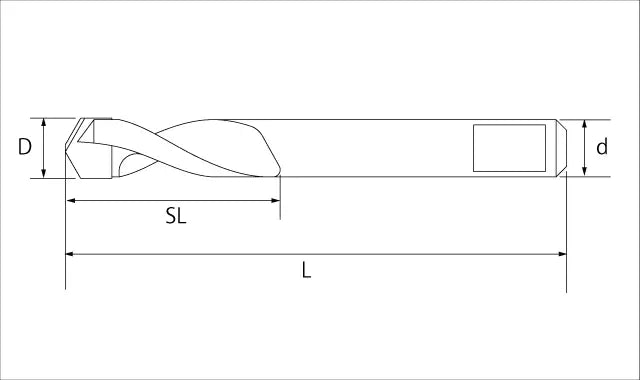 Star-M Center Drill for T.C.T. Adjustable Circle Cutter 8mm 36T-CD