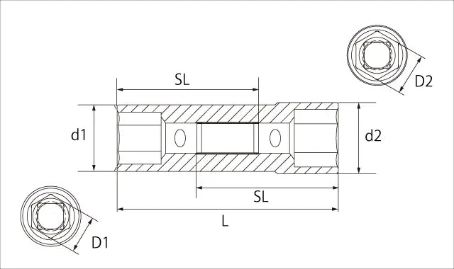 Star-M Dual Socket "Nikosoke" 17X19 5017-1