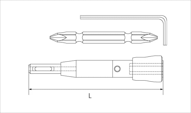 Star-M Self-Centering Hinge Drill L 503W-L