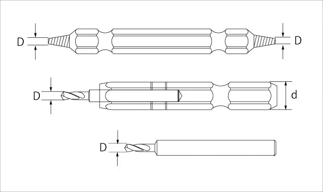 Star-M Screw Extractor Bit 2.0mm 5050-S020