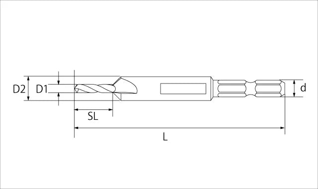 Star-M Countersink Bit for Metal 3X9 58T-3090