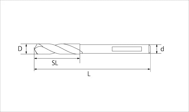 Star-M Inner Drill for Countersink Bit for Metal 3mm 58T-CD030