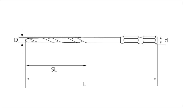 Star-M Short Taper Point Bit (Hex Shank) - 3pcs Set 3mm Set 75S-S030