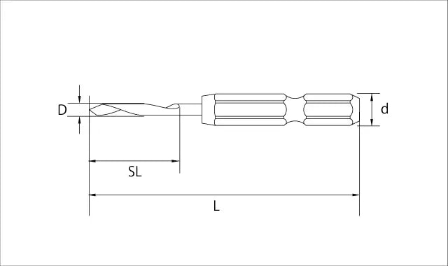 Star-M Pilot Hole Bit for Siding 3mm 75SD-030