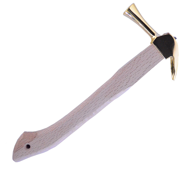 Marukin Kariwaku Hammer, Gold, Smooth Face, Medium Head, Straight, 350mm