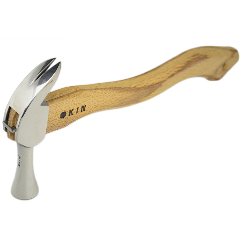 Marukin Kariwaku Hammer, Silver, Smooth Face, Small Head, Square Wave-Curve, 350mm