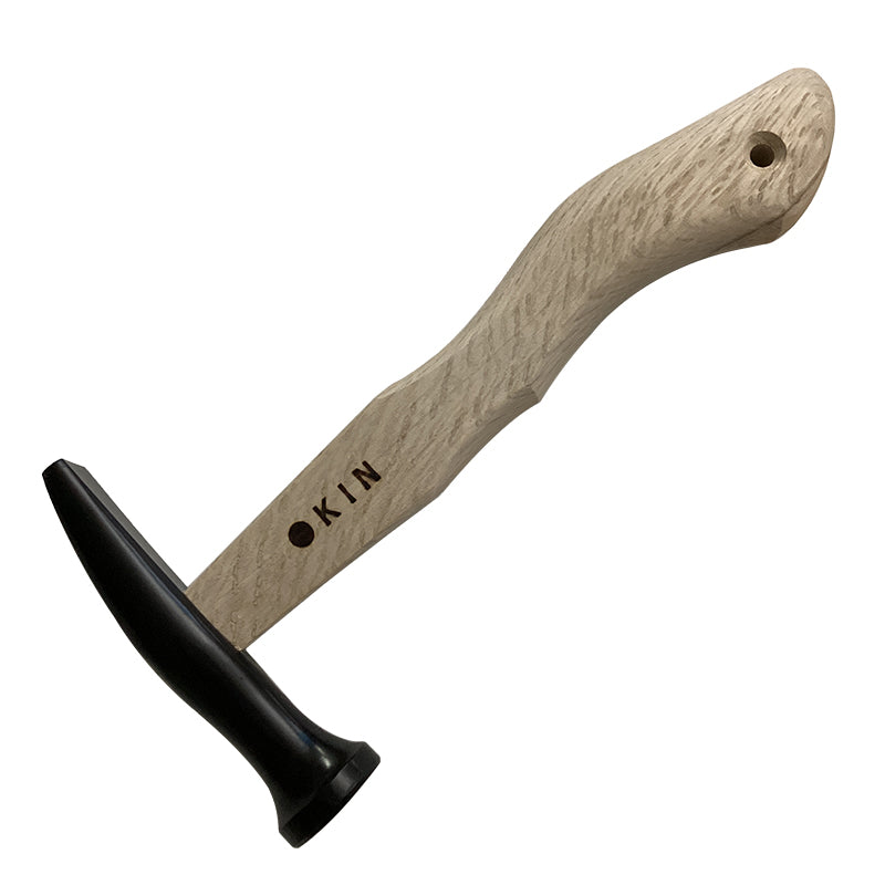 Marukin Sheet Metal Flattening Hammer 21mm, Wave-Curve, 250mm Short