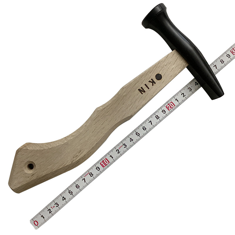 Marukin Sheet Metal Flattening Hammer 21mm, Square Wave-Curve, 250mm Short