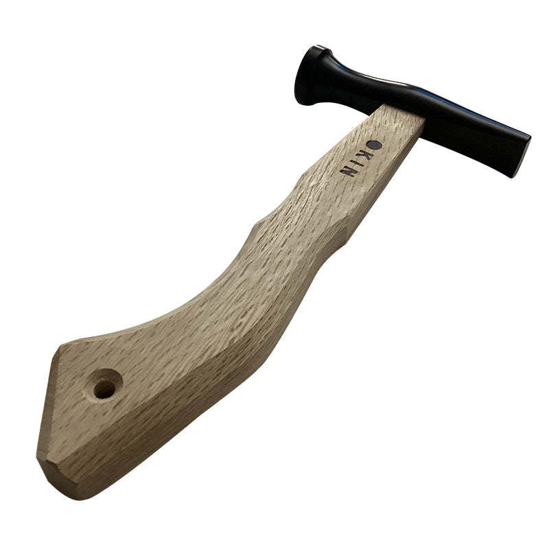 Marukin Sheet Metal Flattening Hammer 21mm, Square Wave-Curve, 250mm Short